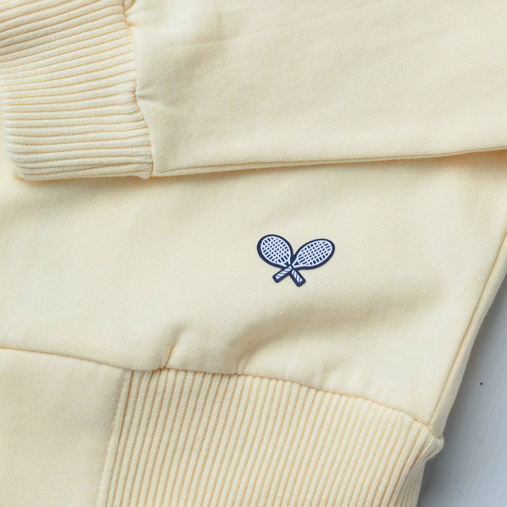 Fitted Crewneck Woven Tennis Rackets