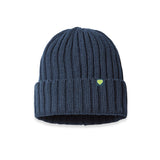 Cuffed Beanie  Woven Heart Patch