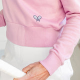 Fitted Crewneck Woven Tennis Rackets