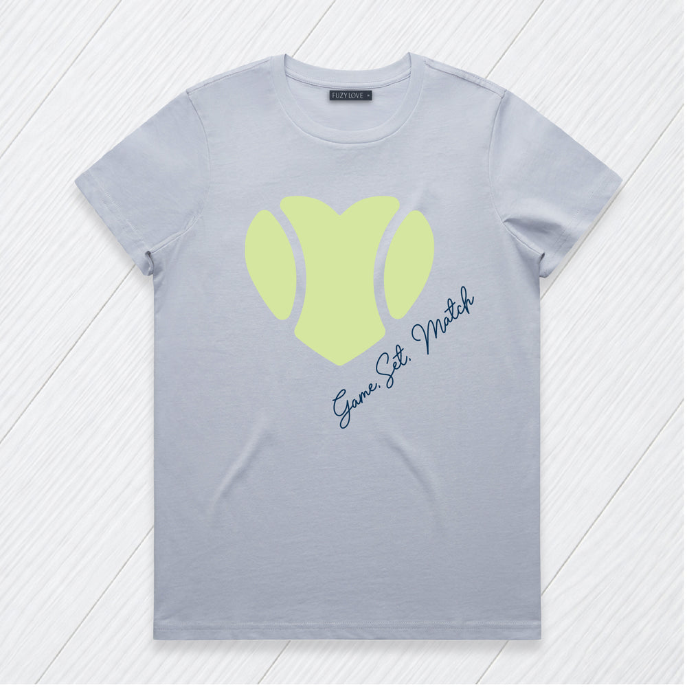 Game Set Match Heart Tee