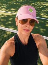 Classic Pink Twill Visor