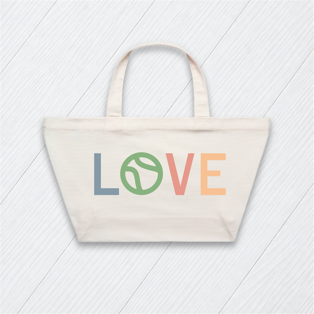 Oversized Tote Love Multi Color