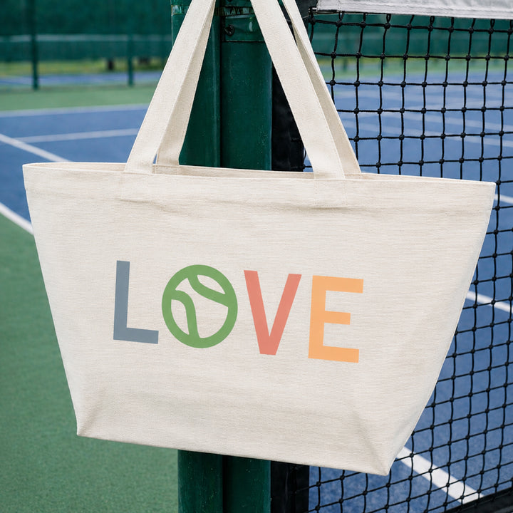 Oversized Tote Love Multi Color