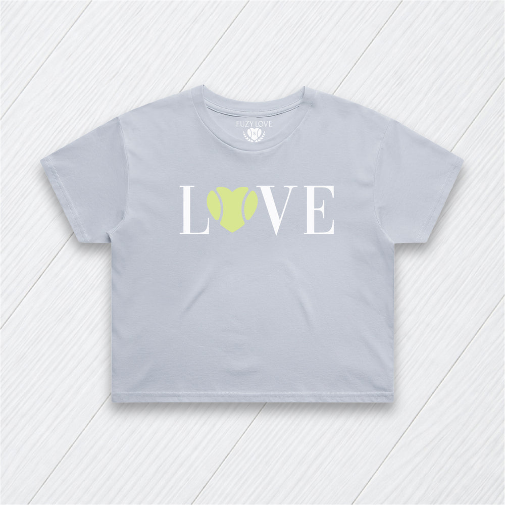 Love Heart Crop Tee