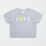 Love Heart Crop Tee