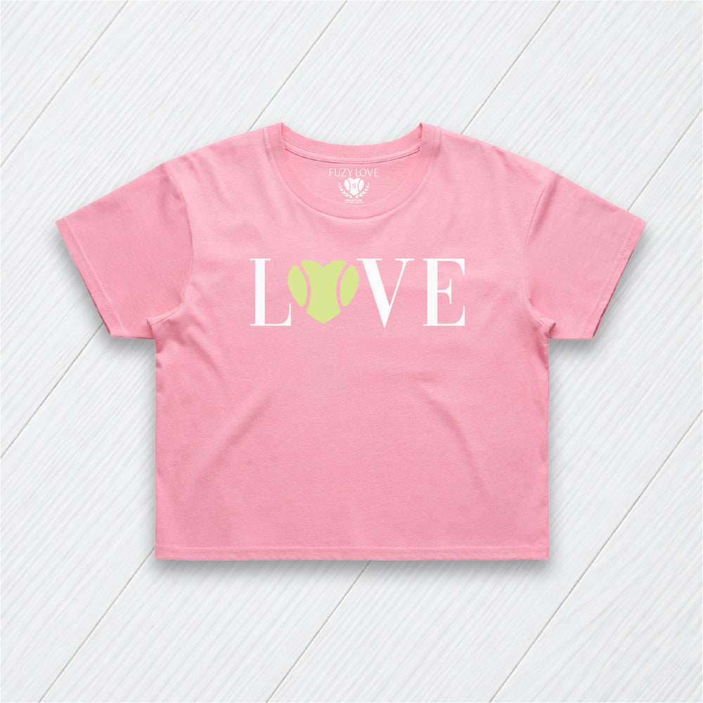 Love Heart Crop Tee