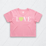 Love Heart Crop Tee