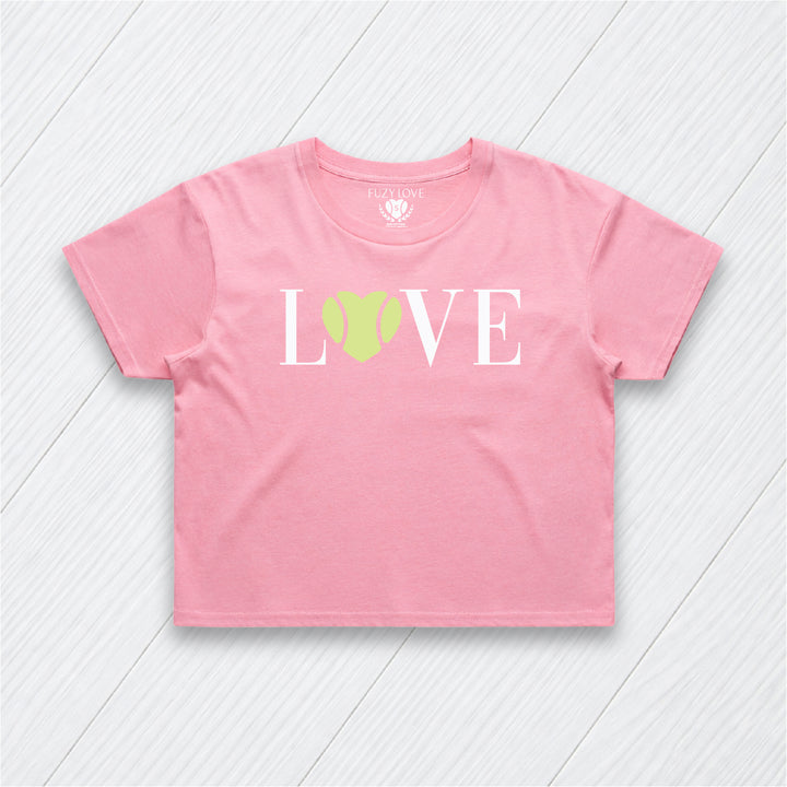 Love Heart Crop Tee