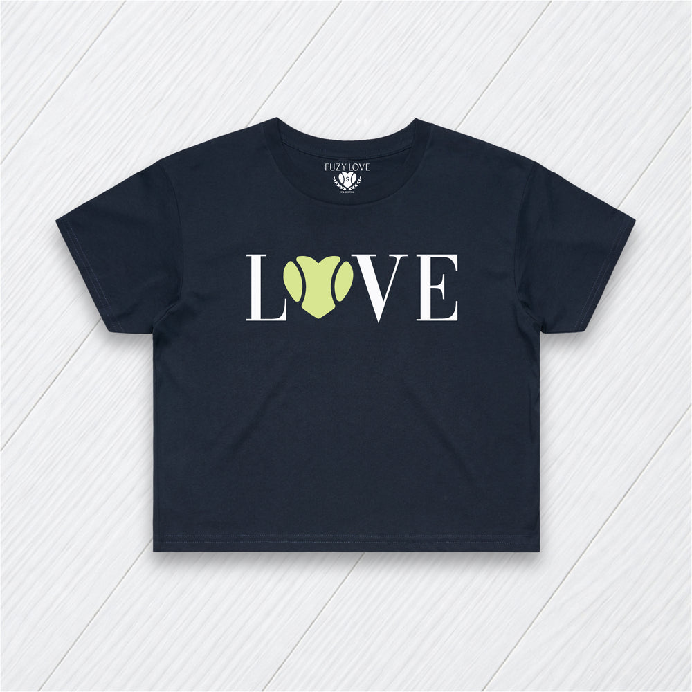 Love Heart Crop Tee