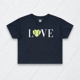 Love Heart Crop Tee