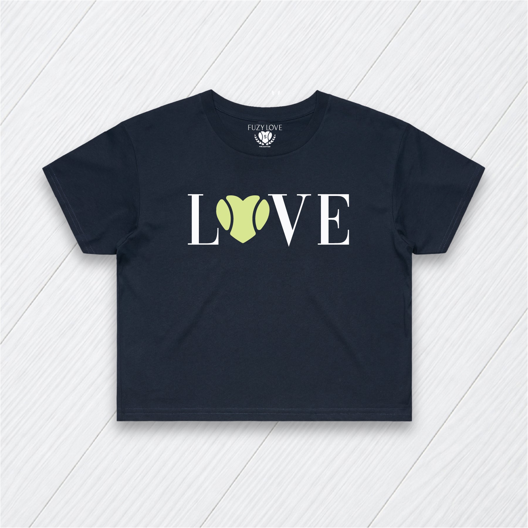 Love Heart Crop Tee