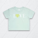 Love Heart Crop Tee