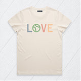 Love Multi Color Tee
