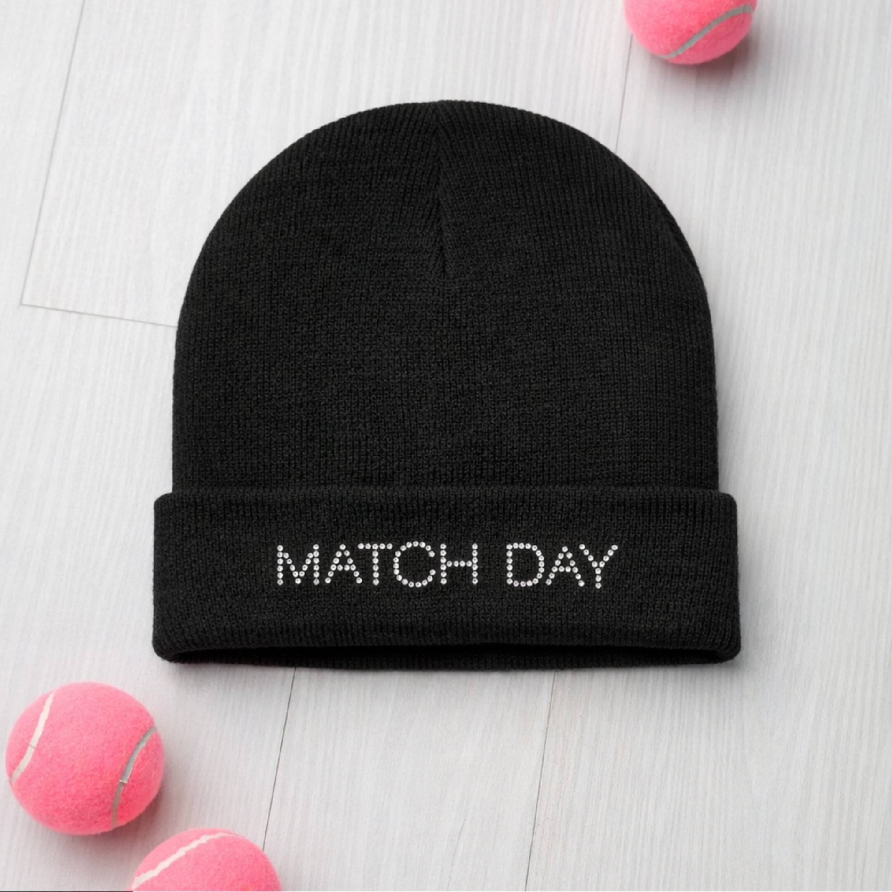 Classic Beanie Rhinestone Applique