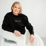 Match Day Rhinestone Crop Sweatshirt