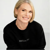 Match Day Rhinestone Crop Sweatshirt