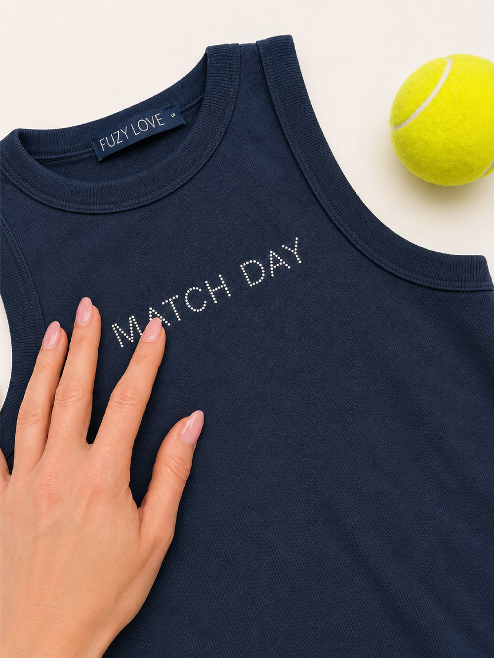 Match Day Rhinestone Tank