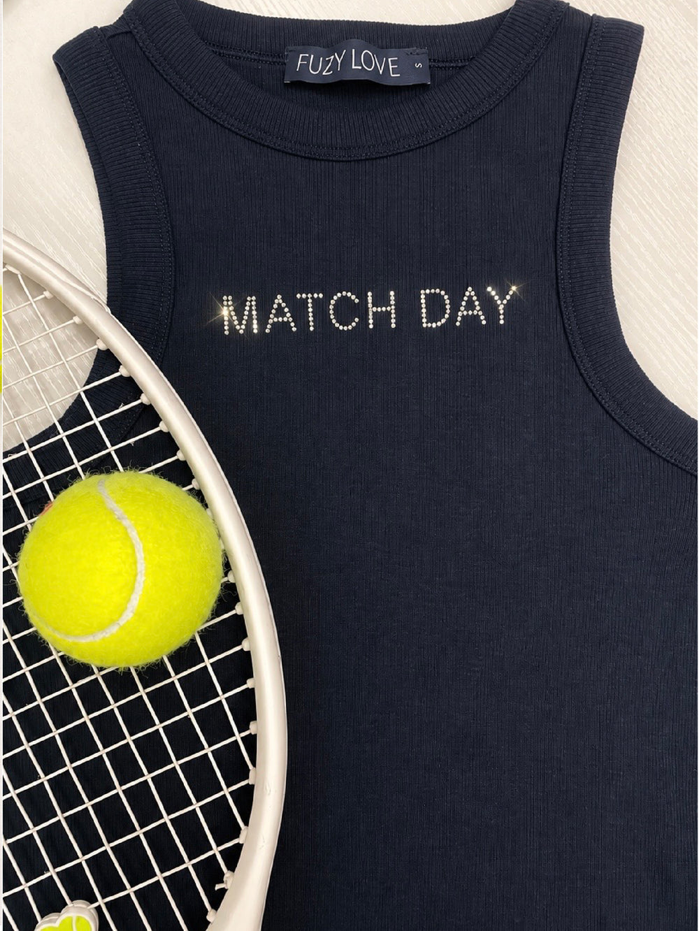 Match Day Rhinestone Tank