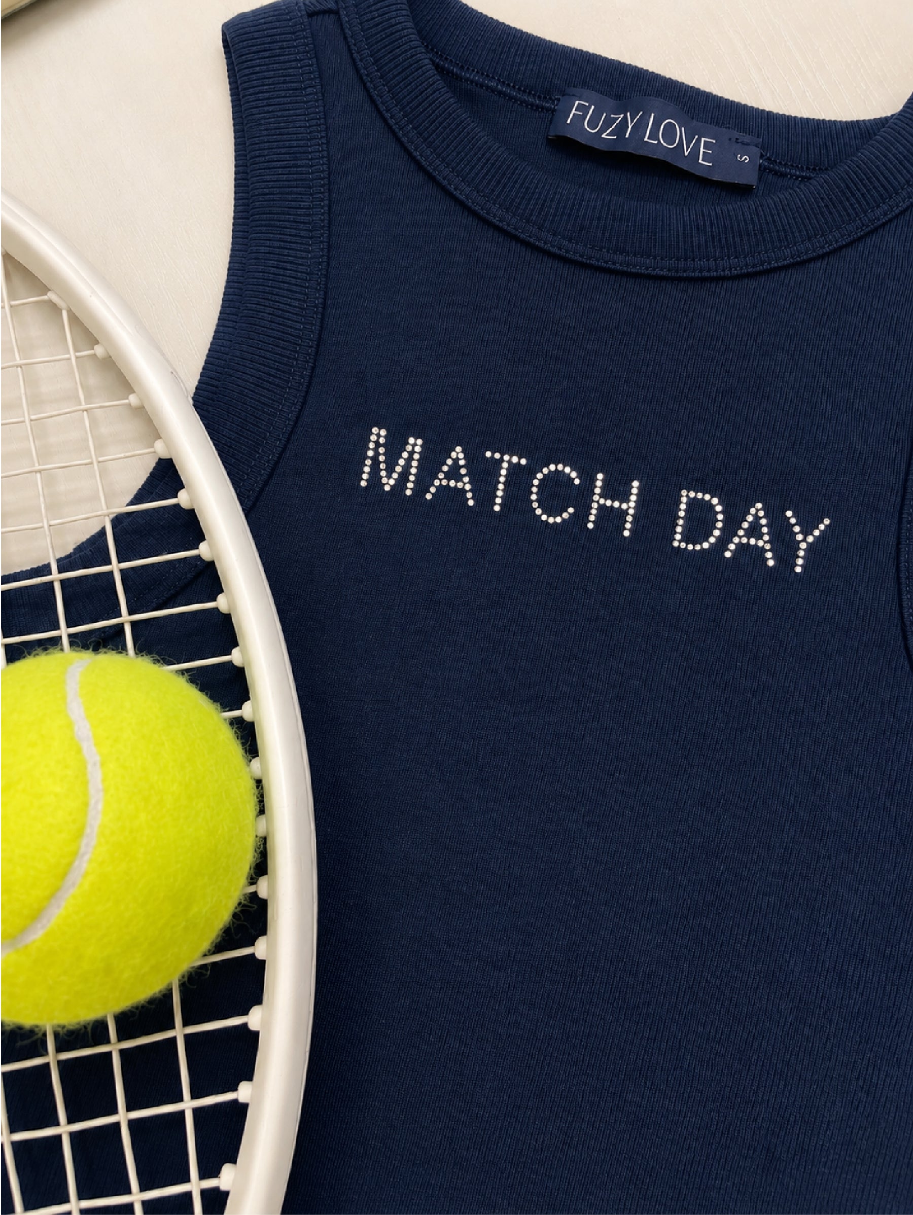 Match Day Rhinestone Tank