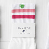 Match Day Socks White and Pink