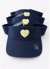 Mesh Visor Chenille Heart