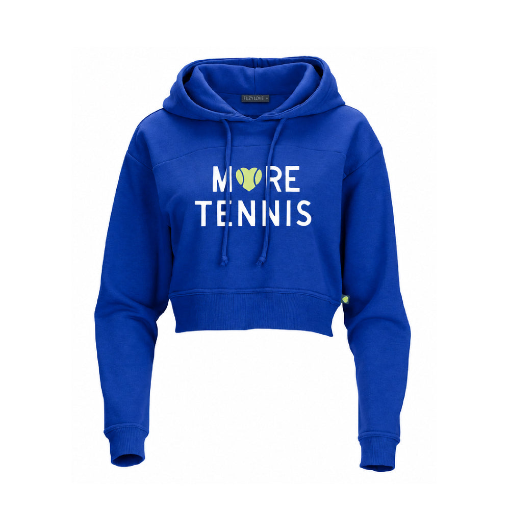 More Tennis Cropped Hoodie