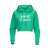 More Tennis Cropped Hoodie