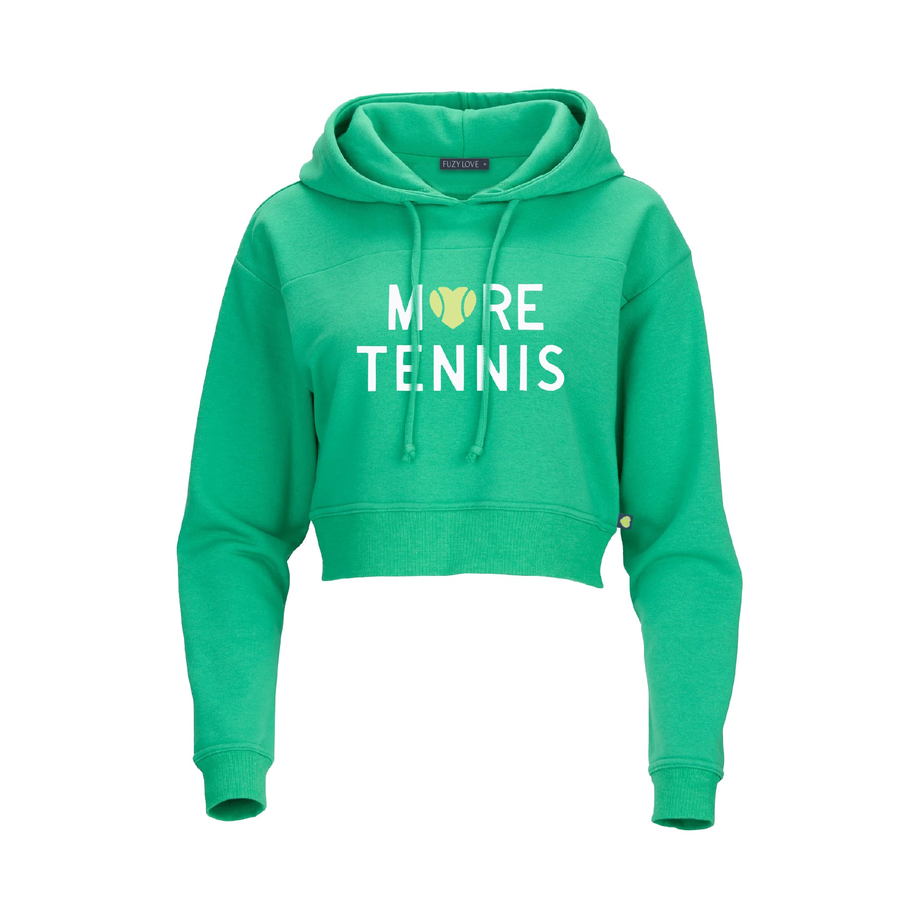 More Tennis Cropped Hoodie