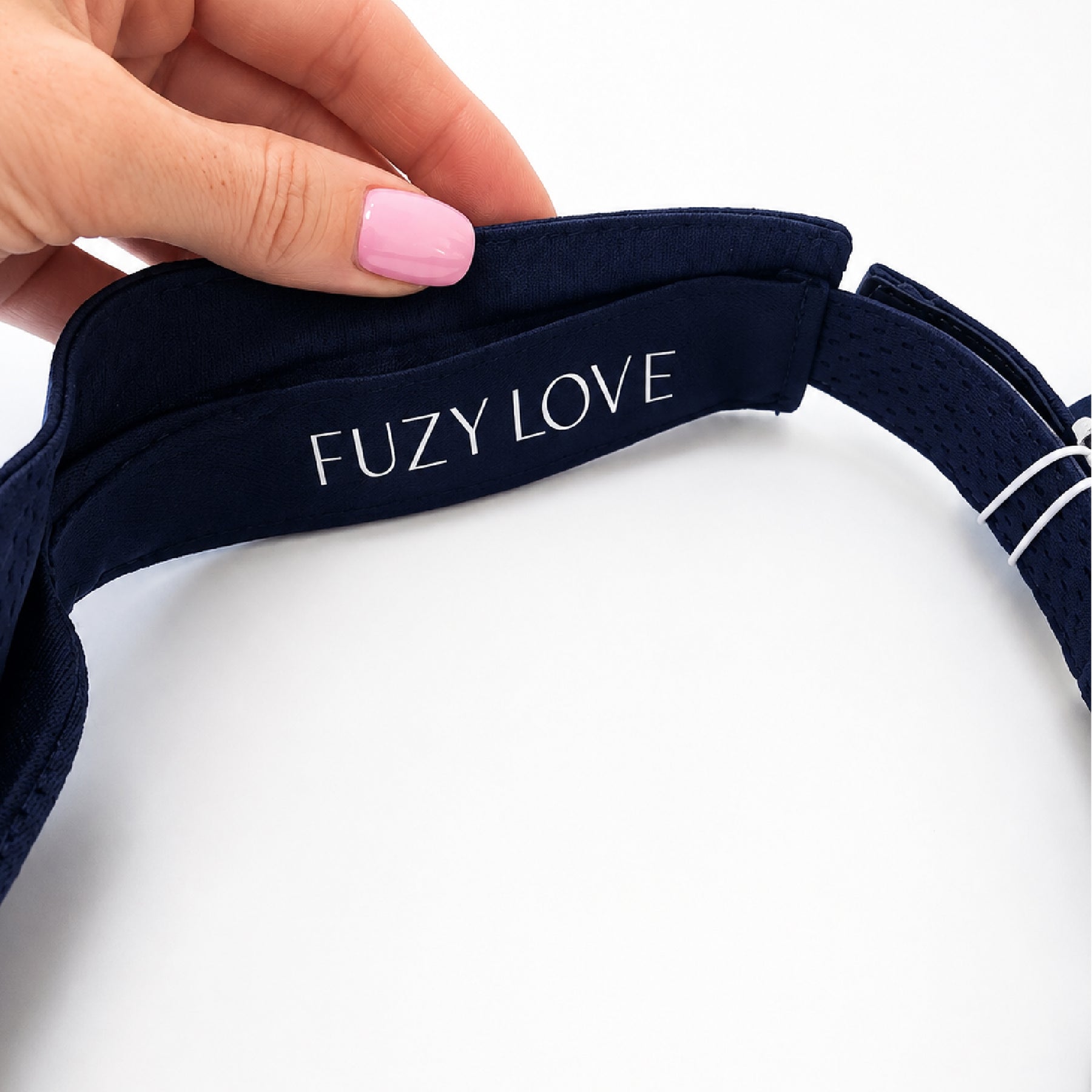 Fuzy Love Classic Twill Visor Navy