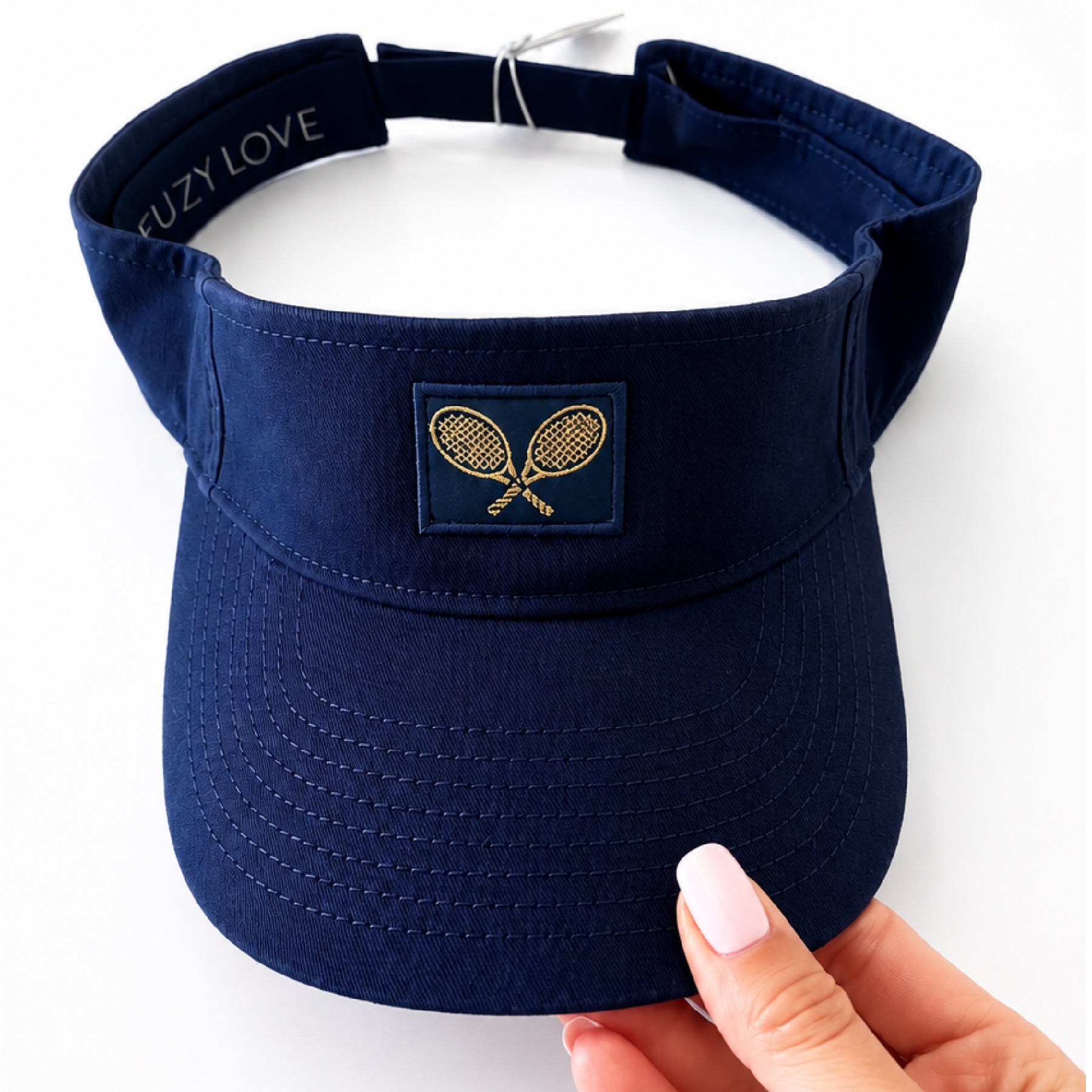 Fuzy Love Classic Twill Visor Navy