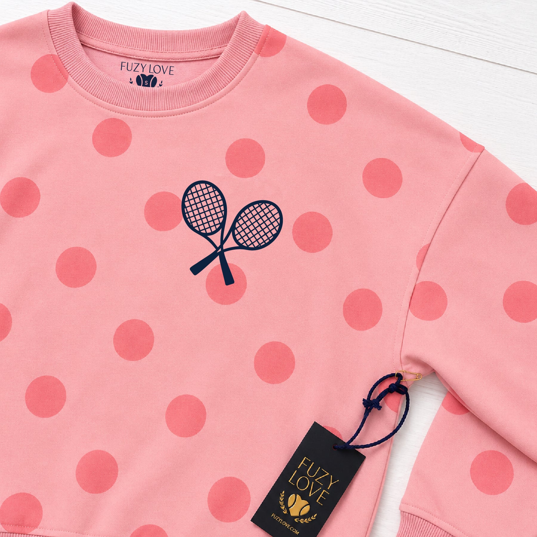 Pink Polka Dot Crew
