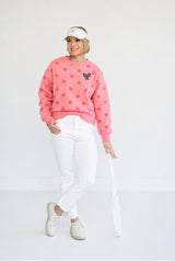 Pink Polka Dot Crew