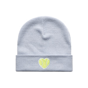Classic Beanie with Chenille Heart