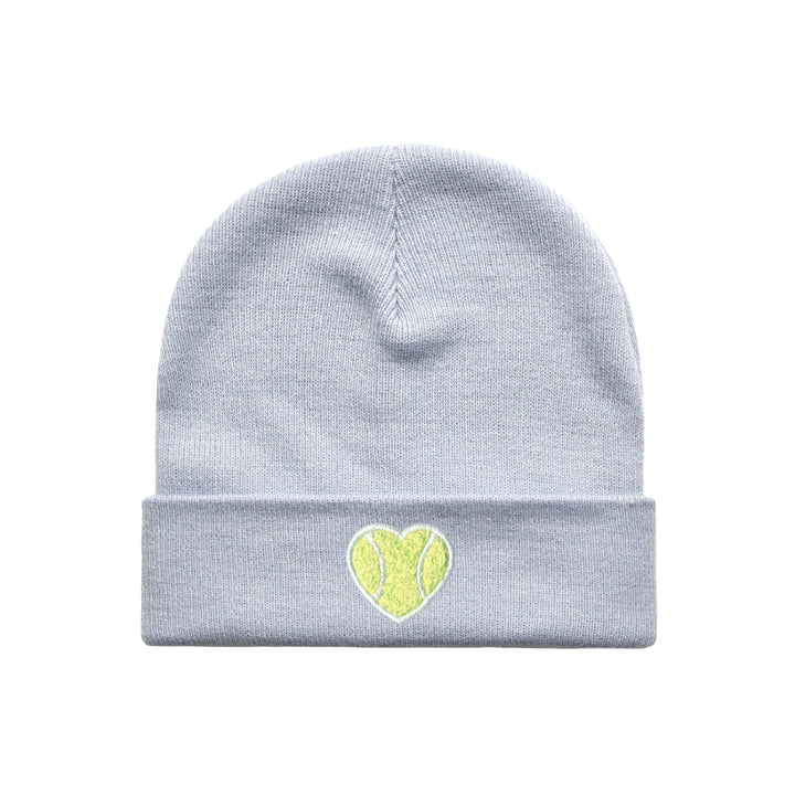 Classic Beanie with Chenille Heart