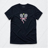Crossed Rackets with Bows Tee