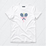Crossed Rackets with Bows Tee