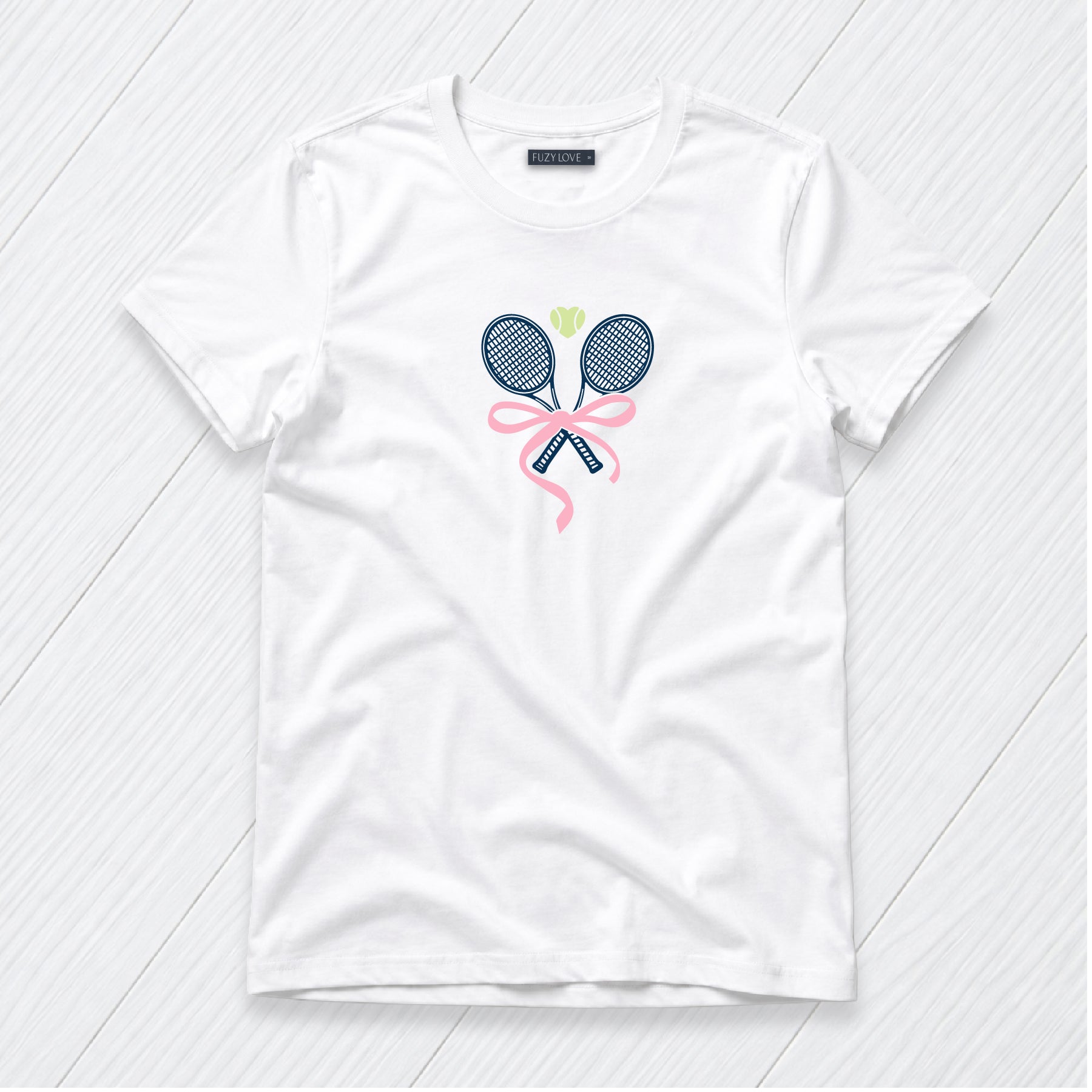 Crossed Rackets with Bows Tee