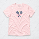 Crossed Rackets with Bows Tee