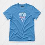 Crossed Rackets with Bows Tee