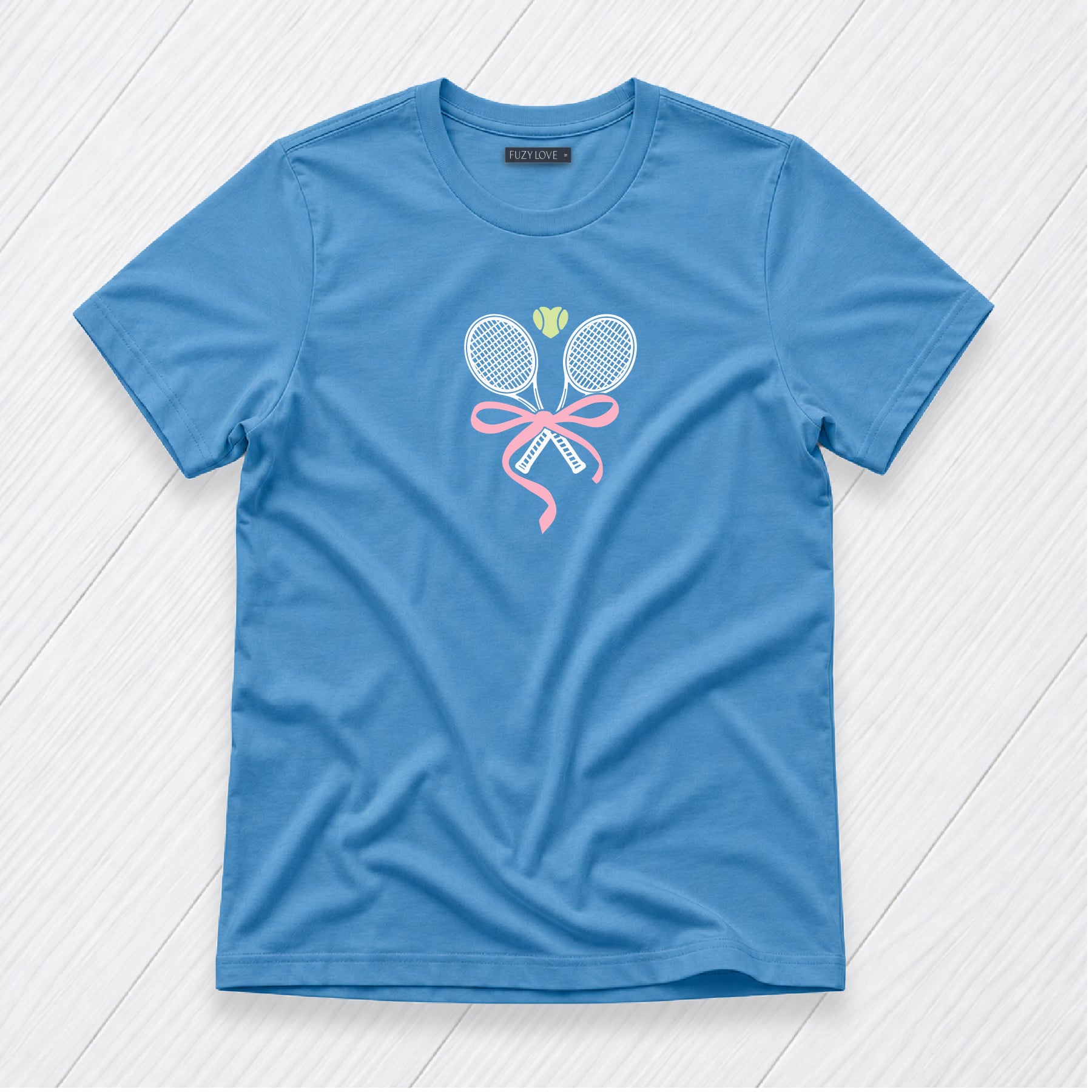 Crossed Rackets with Bows Tee