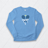 Crossed Tennis Rackets with Bows Longsleeve