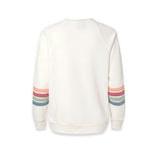 Stripe Sleeves Love Crew
