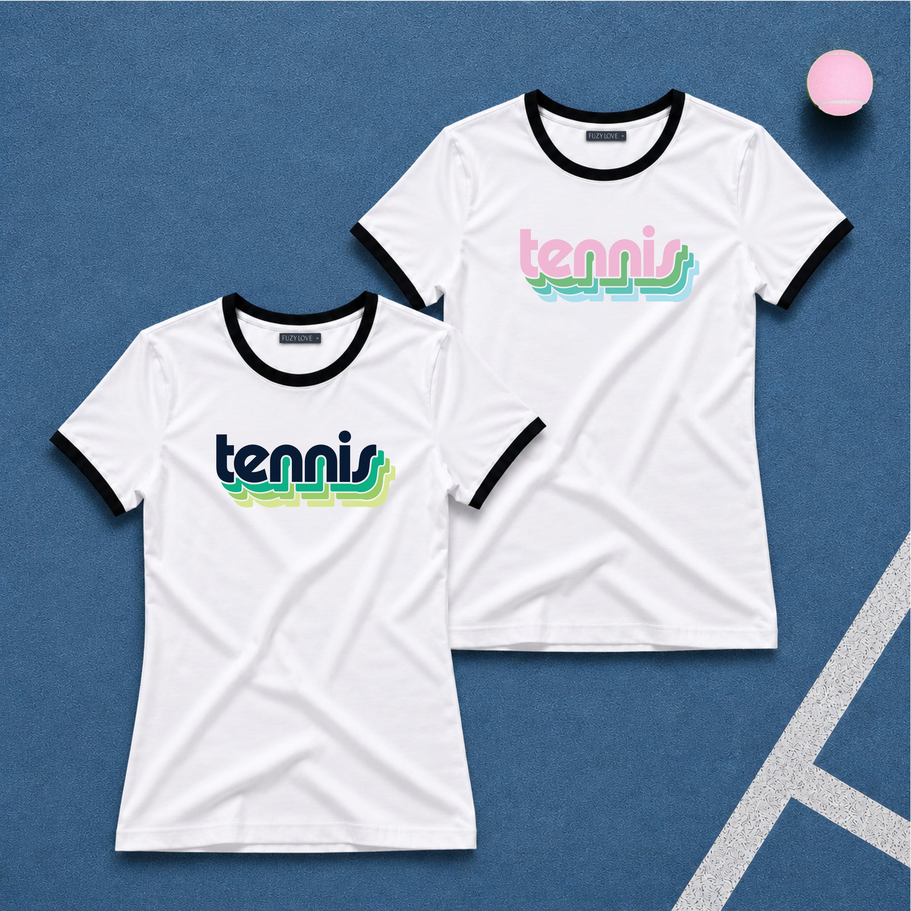 Retro Tennis Ringer Tee
