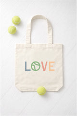 Canvas Tote Love Multi Color