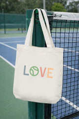 Canvas Tote Love Multi Color