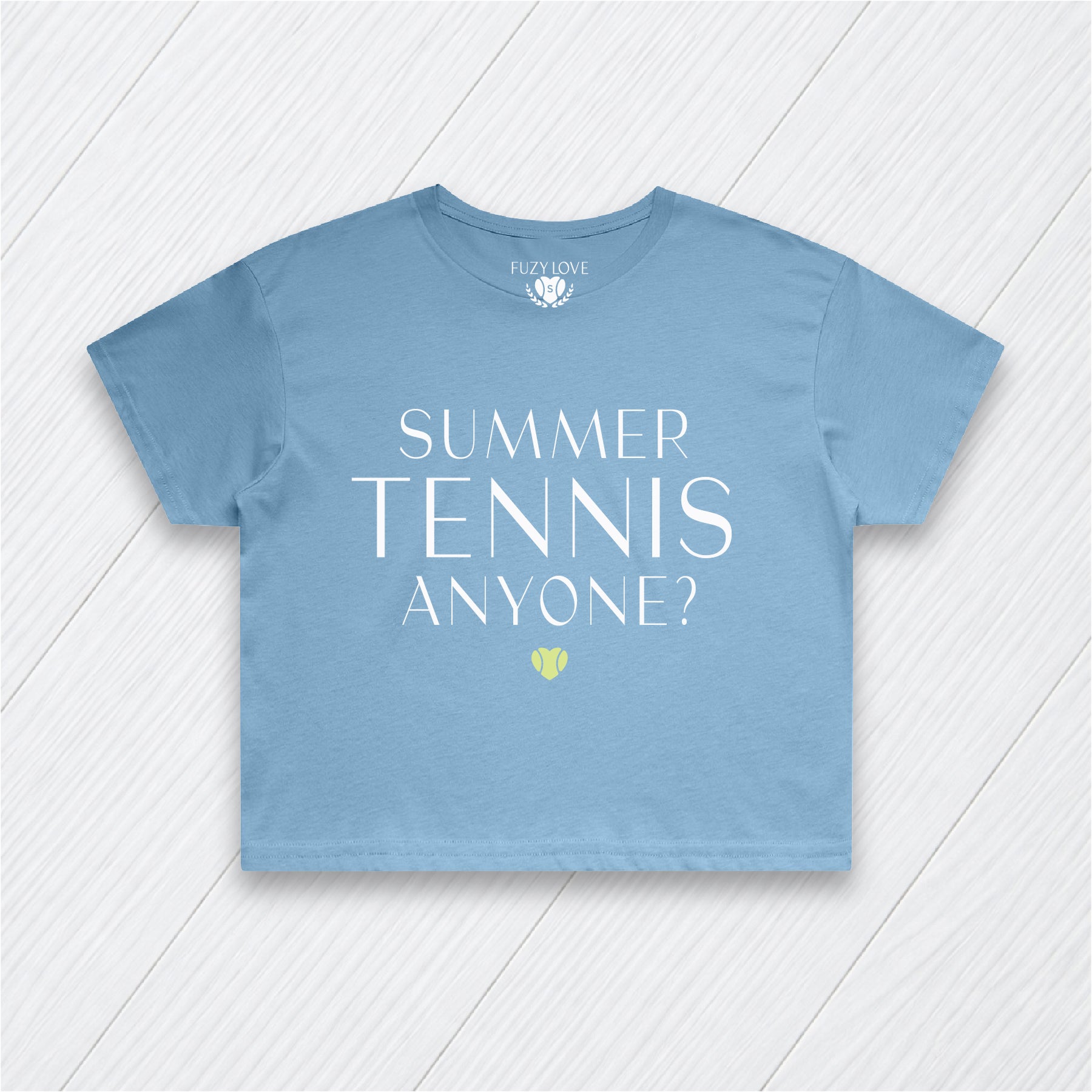 Summer Tennis Anyone? Crop Tee
