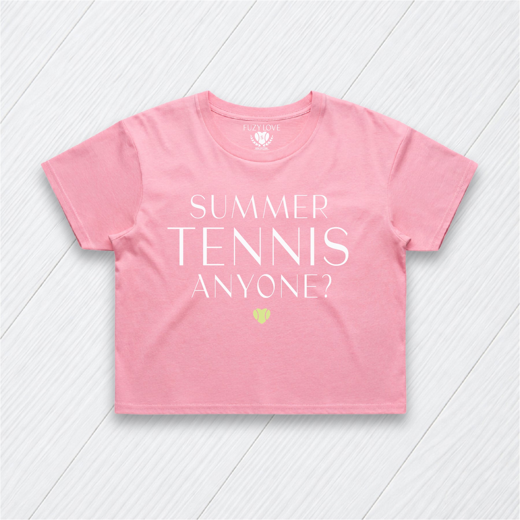 Summer Tennis Anyone? Crop Tee