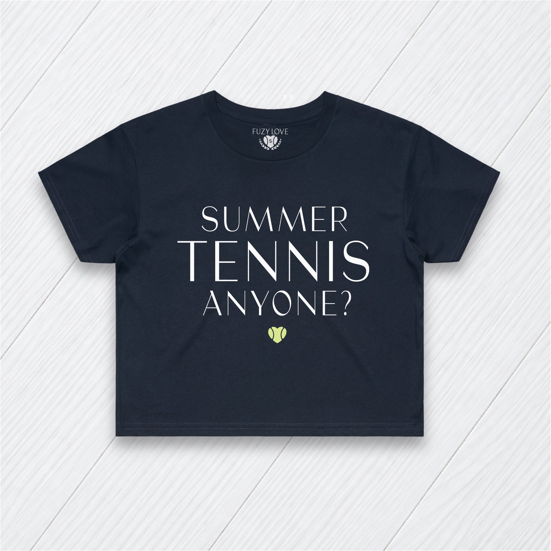 Summer Tennis Anyone? Crop Tee