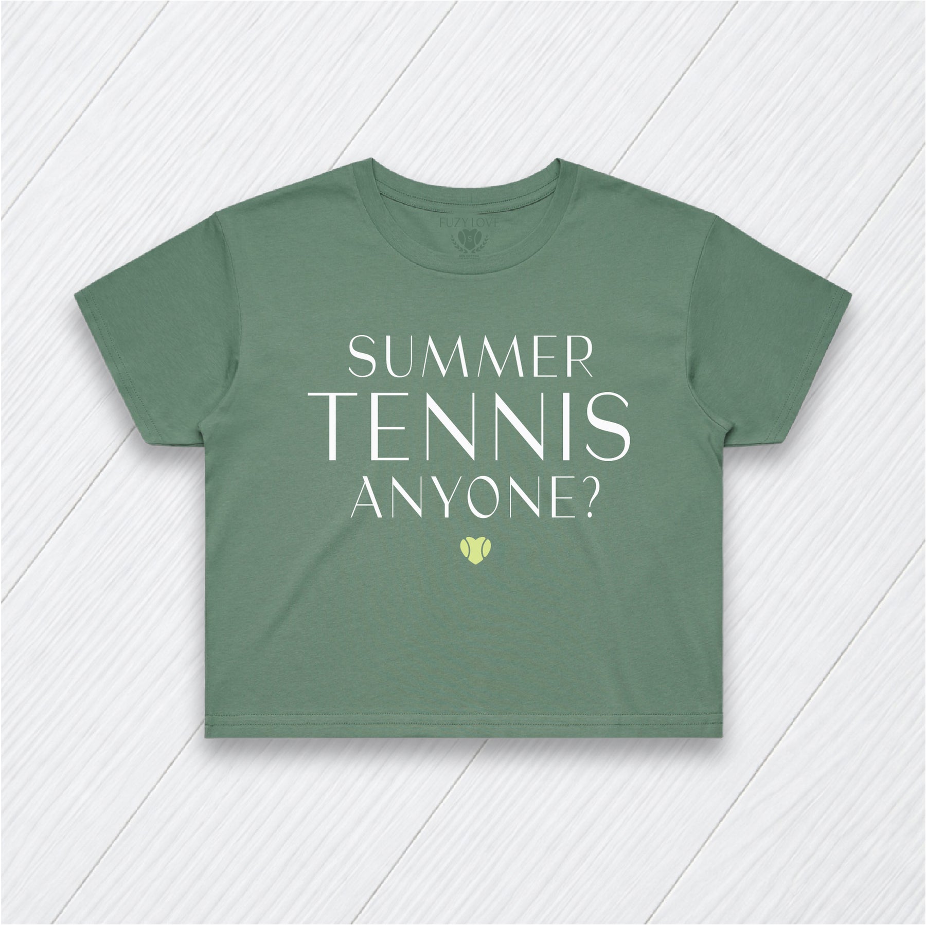 Summer Tennis Anyone? Crop Tee
