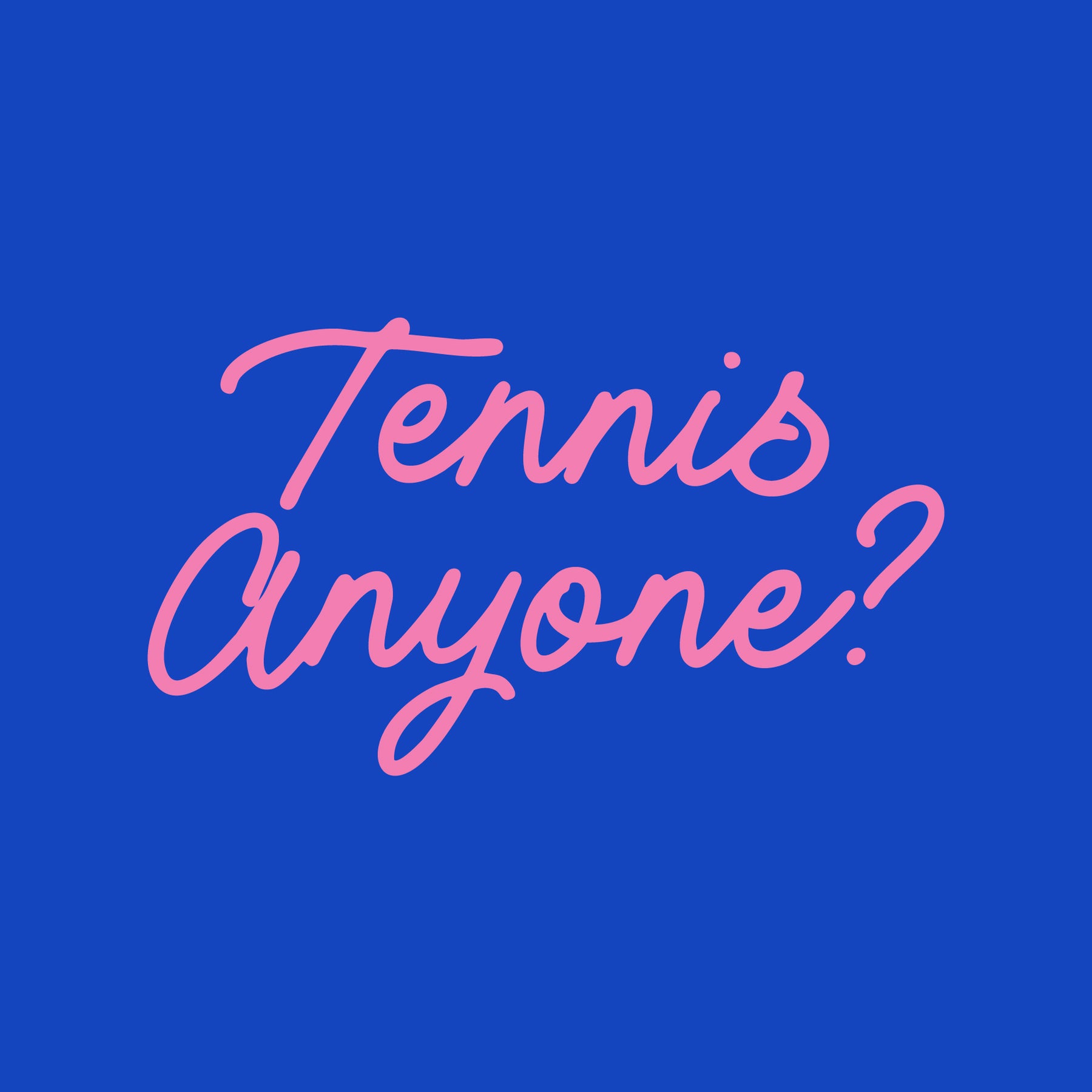 Tennis Anyone? Cropped Hoodie
